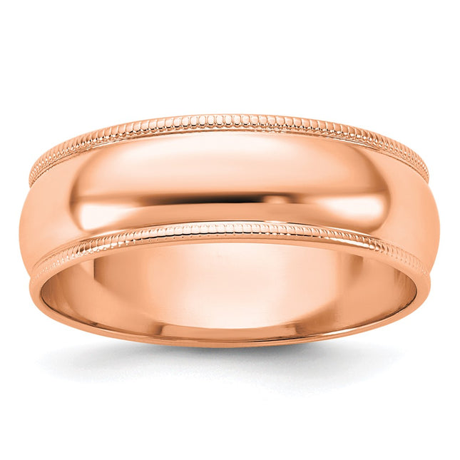 14k Rose Gold Jewelry Style RM060 - Classique Jewelry Inc.
