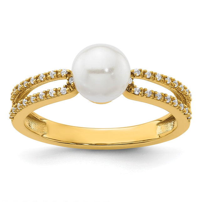 14k Yellow Gold Rings Style RM10190 - Classique Jewelry Inc.