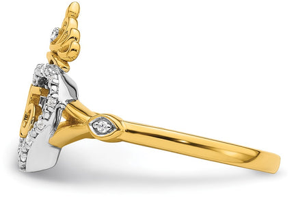 14k Two-tone Rings Style RM10197 - Classique Jewelry Inc.