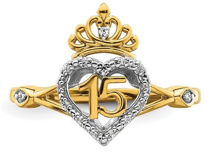 14k Two-tone Rings Style RM10197 - Classique Jewelry Inc.