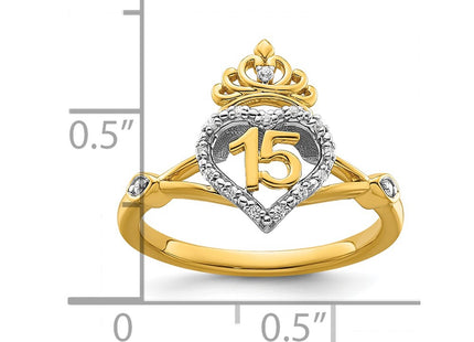 14k Two-tone Rings Style RM10197 - Classique Jewelry Inc.