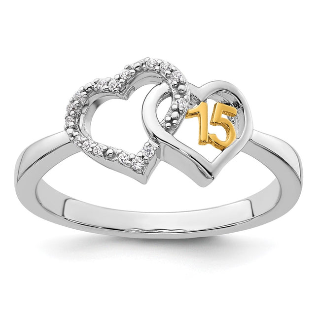 14k Two-tone Rings Style RM10198 - Classique Jewelry Inc.