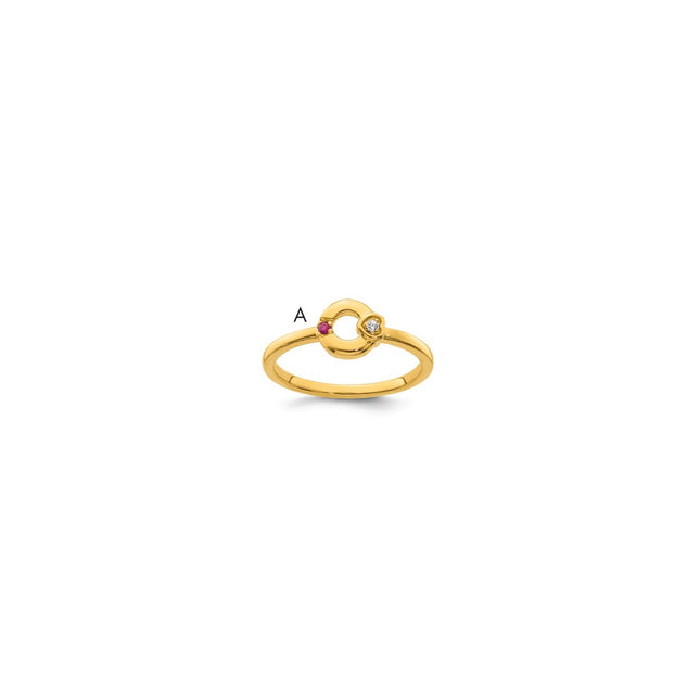 14k Yellow Gold Rings Style RM10730 - Classique Jewelry Inc.