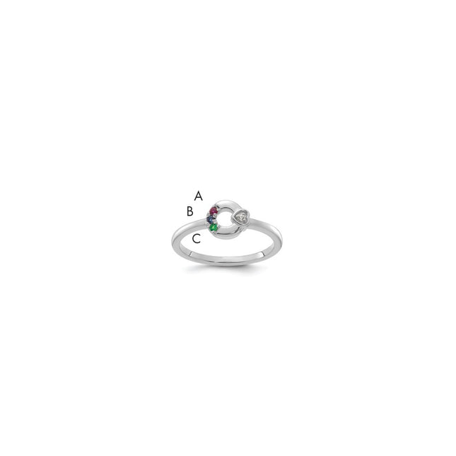 14k White Gold Rings Style RM10730 - Classique Jewelry Inc.