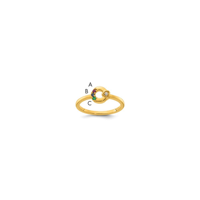 14k Yellow Gold Rings Style RM10730 - Classique Jewelry Inc.