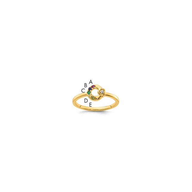 14k Yellow Gold Rings Style RM10730 - Classique Jewelry Inc.