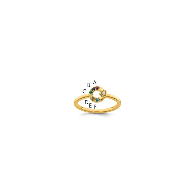 14k Yellow Gold Rings Style RM10730 - Classique Jewelry Inc.