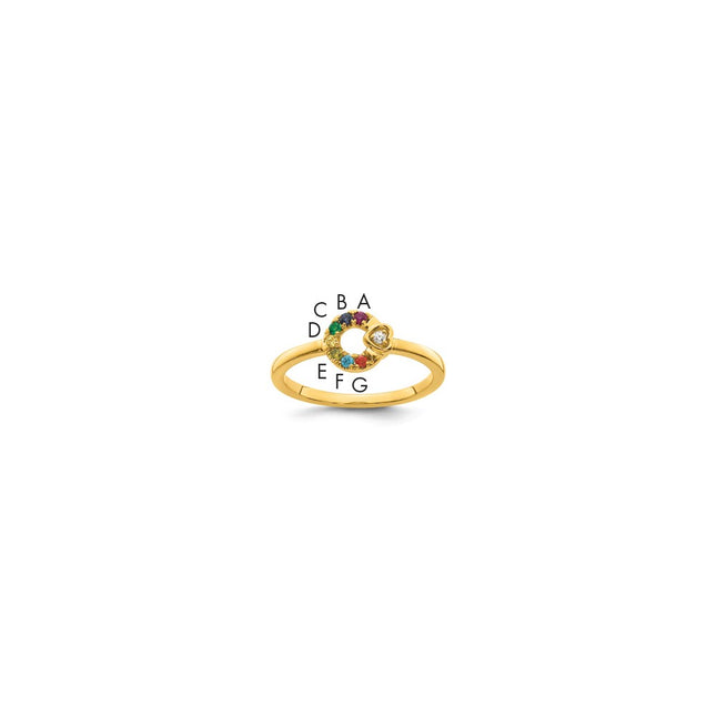 14k Yellow Gold Rings Style RM10730 - Classique Jewelry Inc.