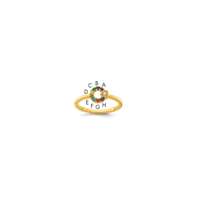 14k Yellow Gold Rings Style RM10730 - Classique Jewelry Inc.