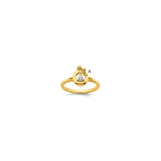 14k Yellow Gold Rings Style RM10731 - Classique Jewelry Inc.