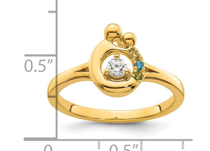 14k Yellow Gold Rings Style RM10731 - Classique Jewelry Inc.