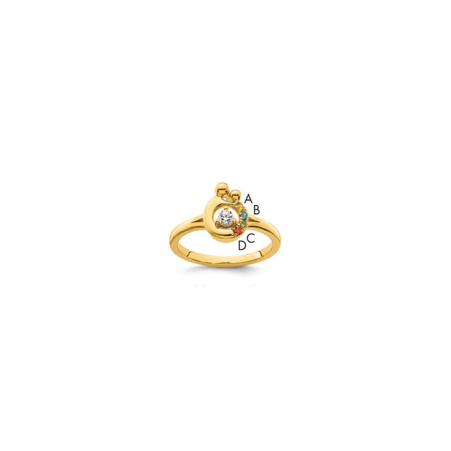 14k Yellow Gold Rings Style RM10731 - Classique Jewelry Inc.