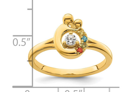 14k Yellow Gold Rings Style RM10731 - Classique Jewelry Inc.