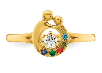 14k Yellow Gold Rings Style RM10731 - Classique Jewelry Inc.