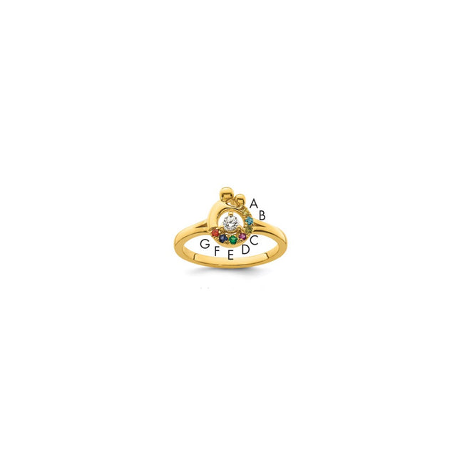 14k Yellow Gold Rings Style RM10731 - Classique Jewelry Inc.