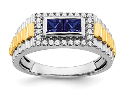 14k Two-tone Rings Style RM3681 - Classique Jewelry Inc.