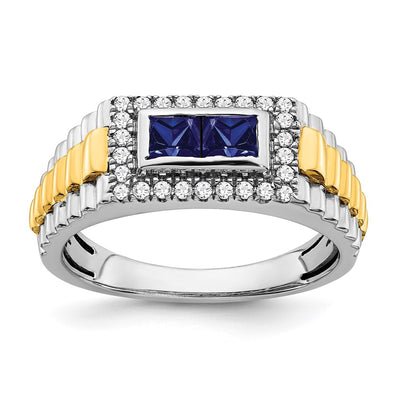14K gold diamond ring
