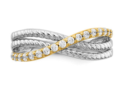 14k Two-tone Rings Style RM3857 - Classique Jewelry Inc.