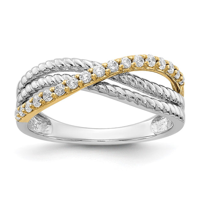 14k Two-tone Rings Style RM3857 - Classique Jewelry Inc.