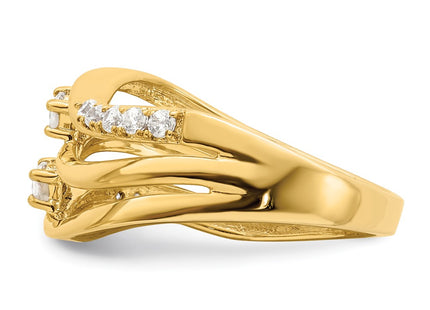 14k Yellow Gold Rings Style RM4243 - Classique Jewelry Inc.