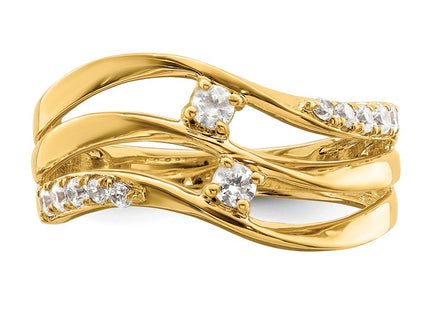 14k Yellow Gold Rings Style RM4243 - Classique Jewelry Inc.