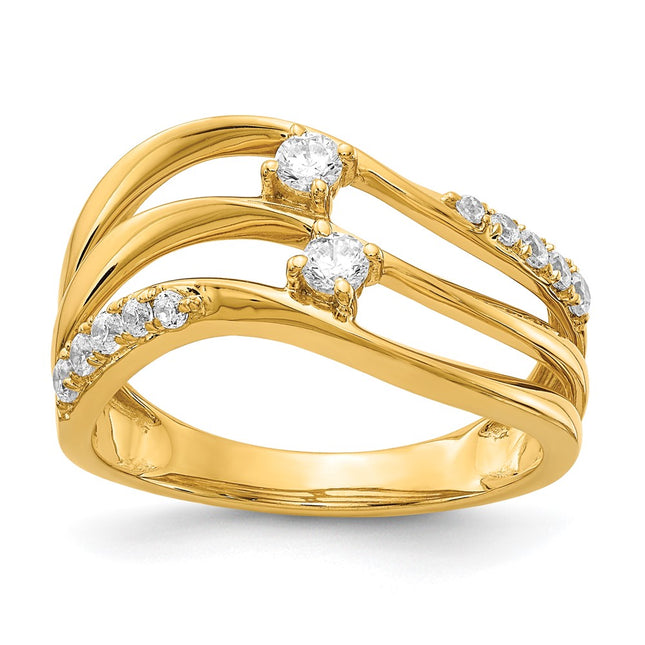 14k Yellow Gold Rings Style RM4243 - Classique Jewelry Inc.