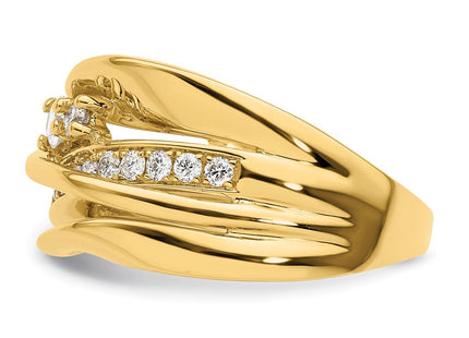 14k Yellow Gold Rings Style RM4248 - Classique Jewelry Inc.
