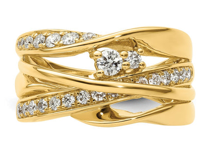 14k Yellow Gold Rings Style RM4248 - Classique Jewelry Inc.