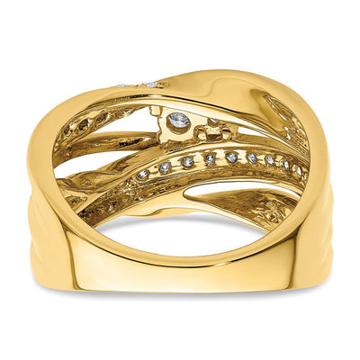 14K Fancy Diamond Ring