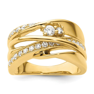 14K Fancy Diamond Ring