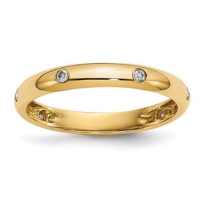 14K 6-stone Diamond Band