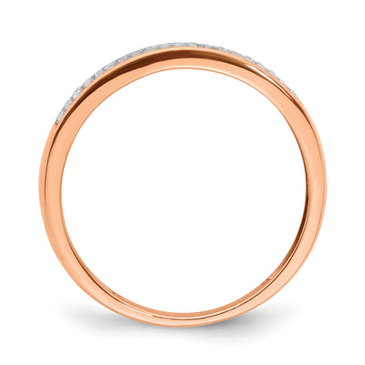 14K 2-row Diamond Band