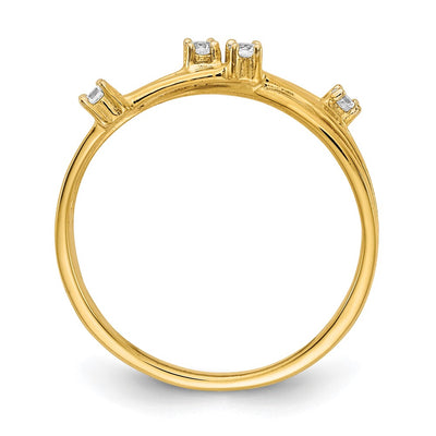 14K Diamond Fashion Ring