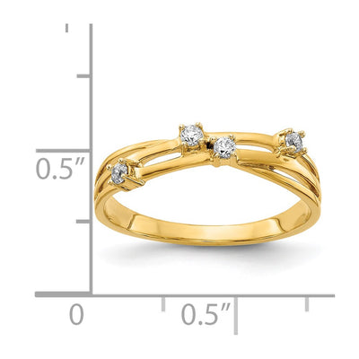 14K Diamond Fashion Ring
