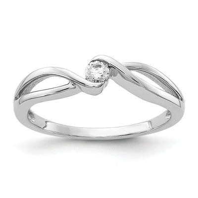 14K gold diamond ring