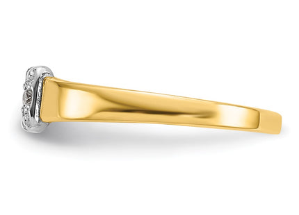 14k Yellow & Rhodium Rings Style RM5650 - Classique Jewelry Inc.