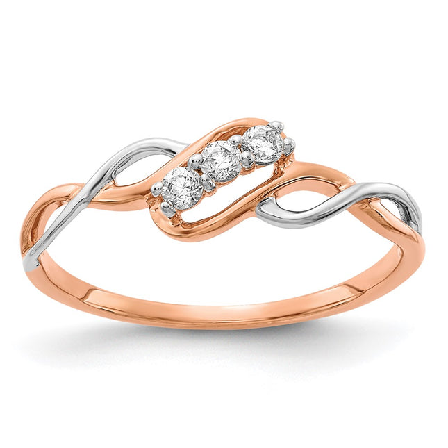 14k Two-tone Rings Style RM5671 - Classique Jewelry Inc.