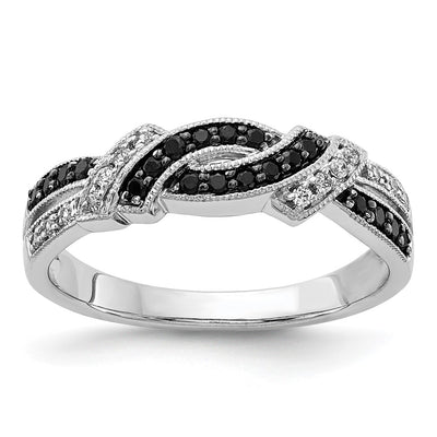 14K white gold diamond ring