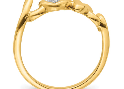 14k Diamond LOVE Ring