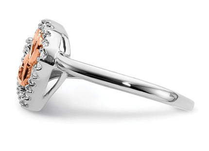 14K White/Rose Gold Rings Style RM5718 - Classique Jewelry Inc.