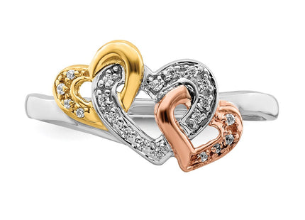 14k Tri-Color Rings Style RM5725 - Classique Jewelry Inc.
