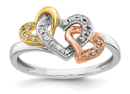 14k Tri-Color Rings Style RM5725 - Classique Jewelry Inc.