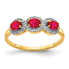 14k Yellow Gold Rings Style RM5744 - Classique Jewelry Inc.
