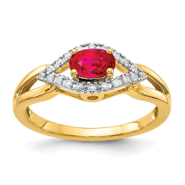 14k Yellow Gold Rings Style RM5760 - Classique Jewelry Inc.