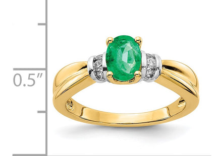 14k Yellow & Rhodium Rings Style RM5762 - Classique Jewelry Inc.