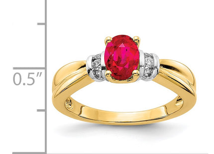 14k Yellow & Rhodium Rings Style RM5762 - Classique Jewelry Inc.