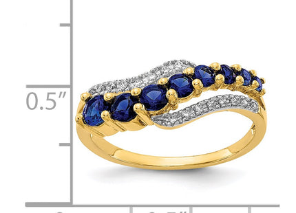 14k Yellow & Rhodium Rings Style RM5772 - Classique Jewelry Inc.