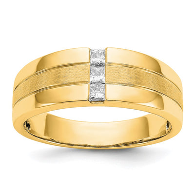 14K gold diamond ring