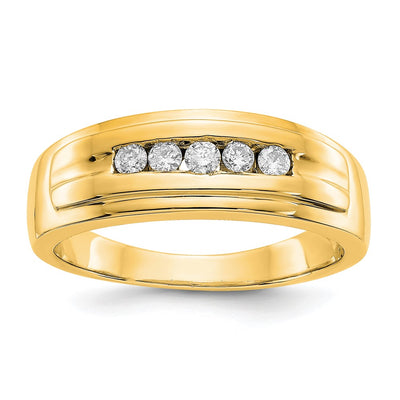 14K gold diamond ring