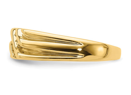 14k Yellow & Rhodium Rings Style RM5799 - Classique Jewelry Inc.